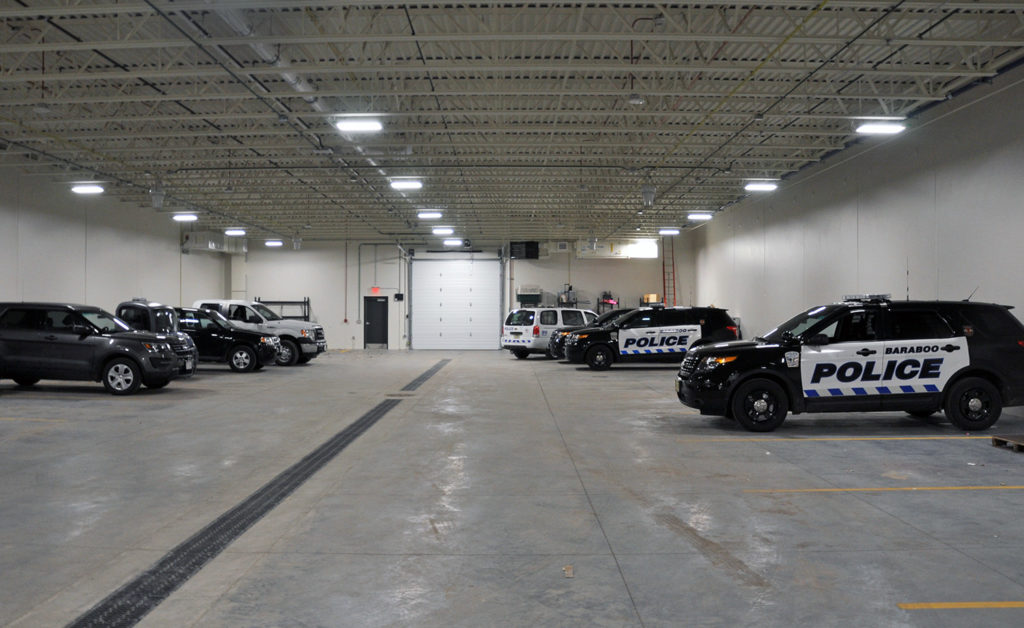 Baraboo, WI - police station garage
