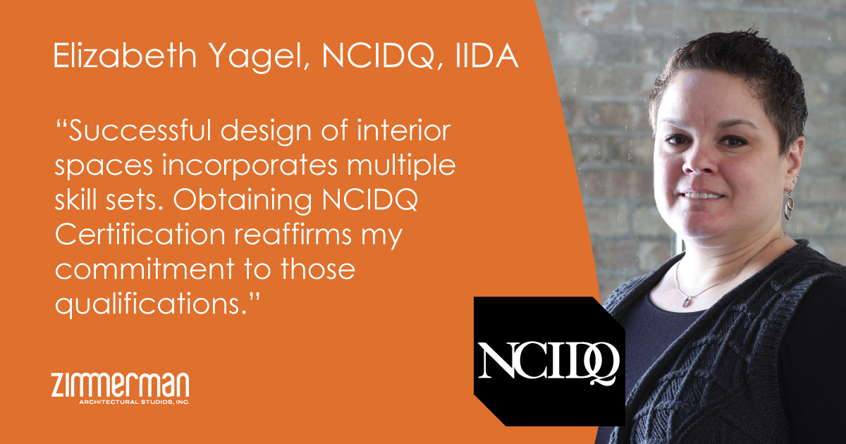 Elizabeth Yagel NCIDQ announcement
